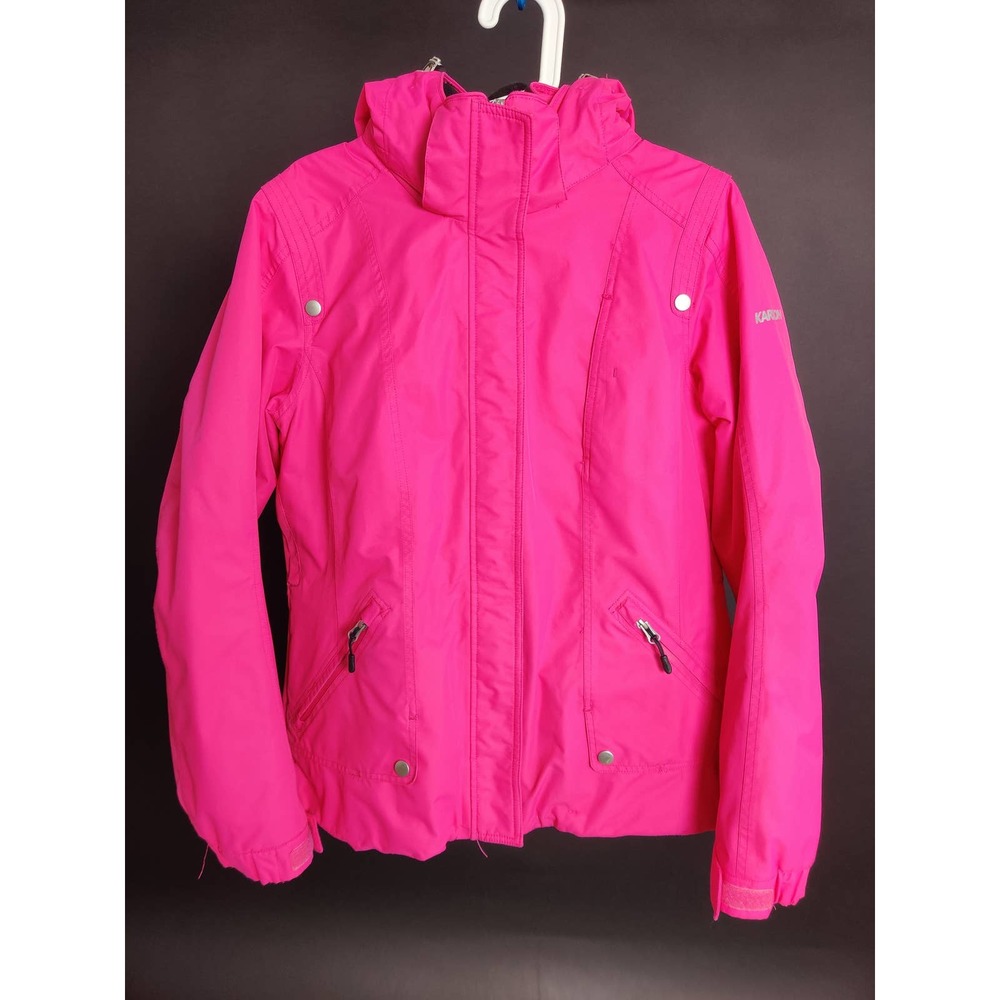 (V) RARE Karbon Women snow jacket winter ski snowboard pink waterproof sz 10 - Picture 2 of 12